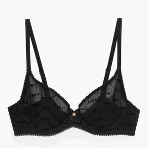 Savage X Fenty Flocked Shimmer Unlined Bra